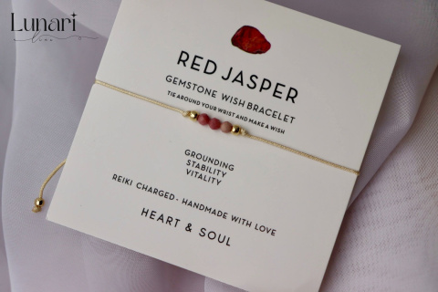 Bransoletka Red Jasper